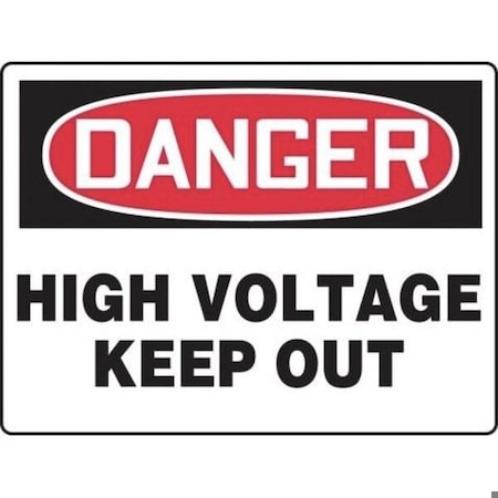 Accuform ELECTRICAL SIGN 18 in  X 24 in  PLASTIC UNIT MELC074VP